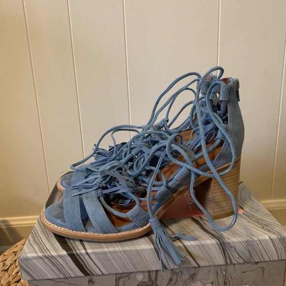 Jeffrey Campbell Linares in blue suede - Picture 6 of 6